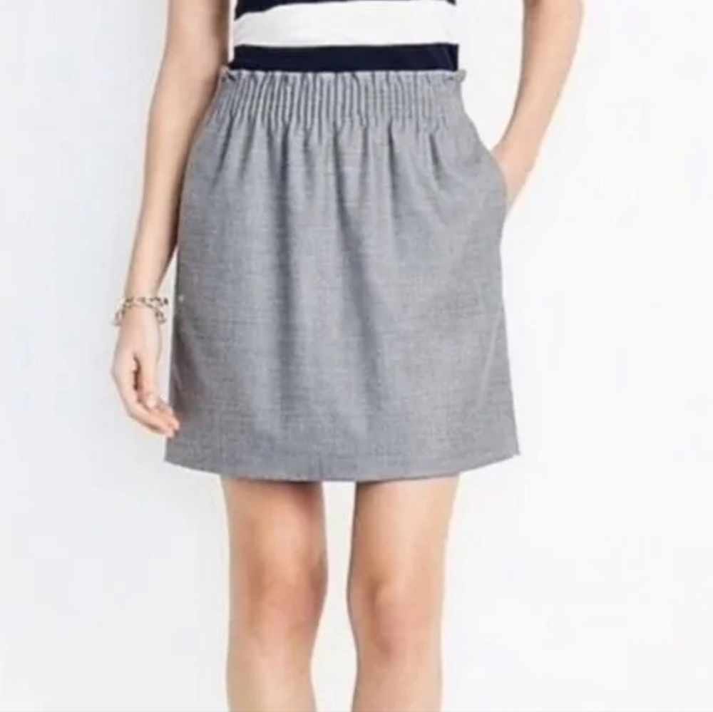 J. Crew Gray Mini Skirt